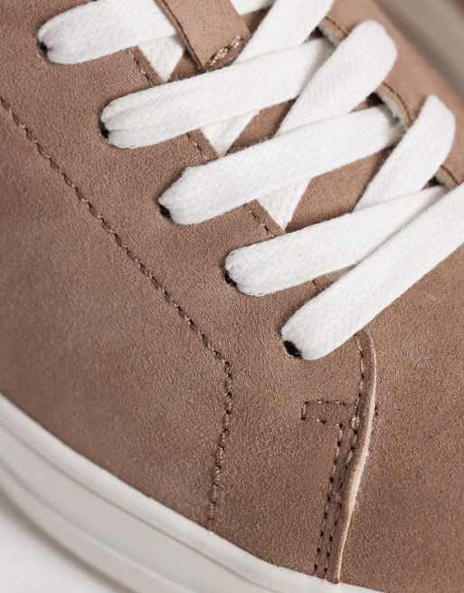 ASOS DESIGN - Delta - Sandfarvede sneakers med snørebånd i imiteret ruskind, 4 af 5