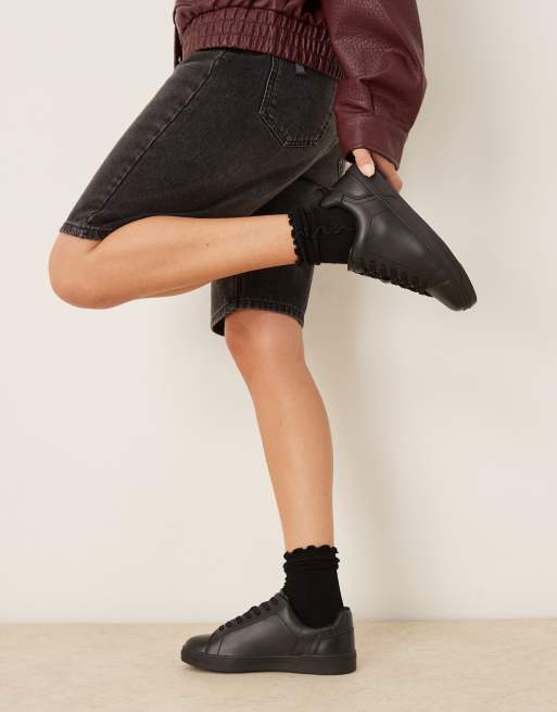 ASOS DESIGN - Delta - Sorte sneakers med snørebånd, 3 af 5