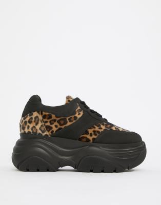 chunky sneakers leopard