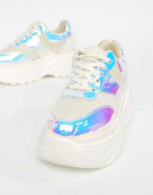 asos design denial chunky trainers
