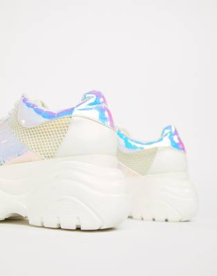 asos design denial chunky trainers