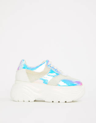 asos design denial chunky trainers