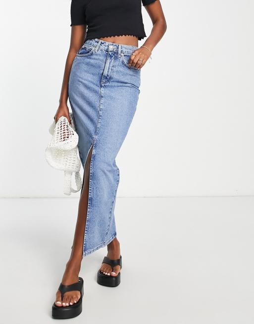 Asos sales jean skirt