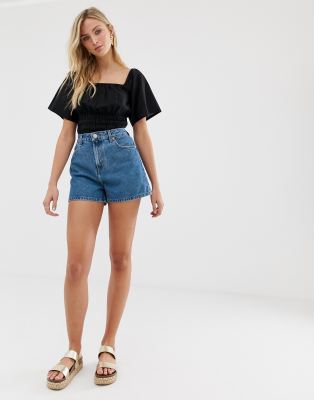 asos denim shorts