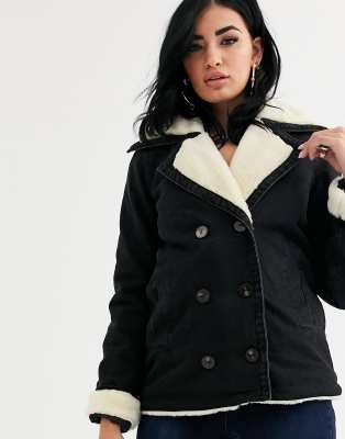 denim aviator jacket womens