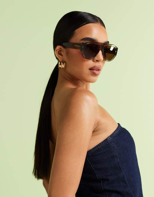 ASOS DESIGN denim bandeau top in inky wash - part of a set, 2 of 4