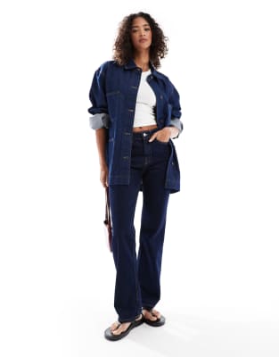 Asos Design Denim Barn Jacket