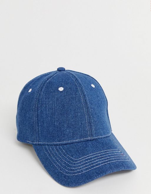 ASOS DESIGN baseball cap in light blue