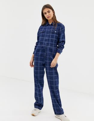 denim boiler suit asos