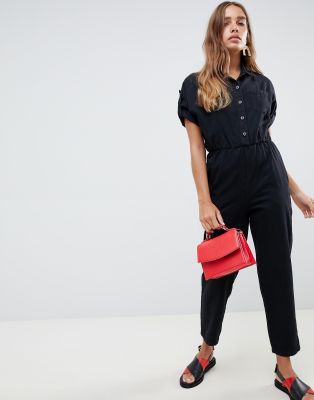 denim boiler suit asos