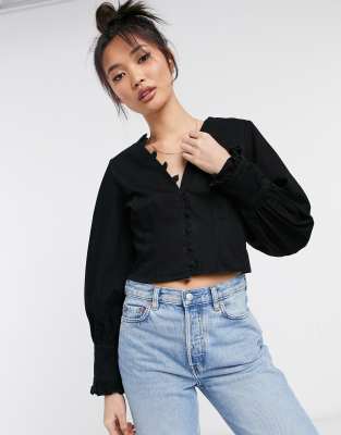 denim top asos