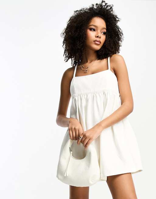 White mini 2024 cami dress