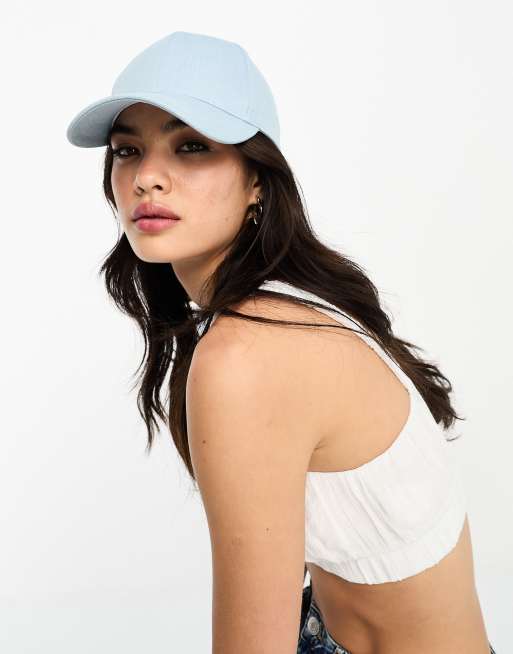 ASOS DESIGN baseball cap in light blue