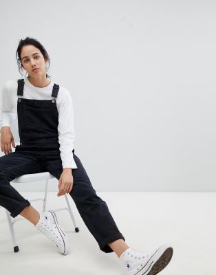 asos white dungarees