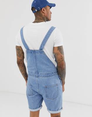 asos dungaree shorts