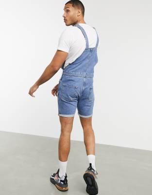 asos dungaree shorts