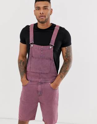 asos pink dungarees