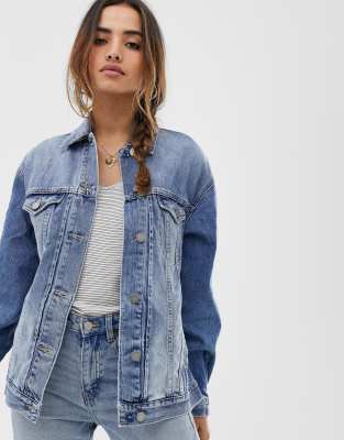 asos girlfriend denim jacket