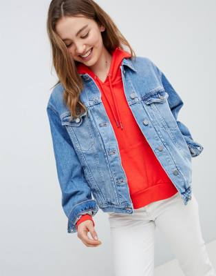 asos girlfriend denim jacket