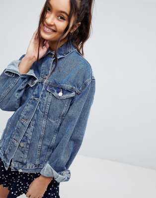 asos girlfriend denim jacket