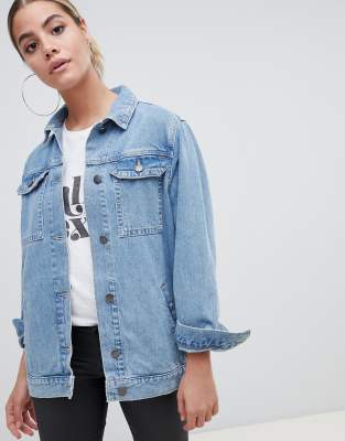 asos girlfriend denim jacket