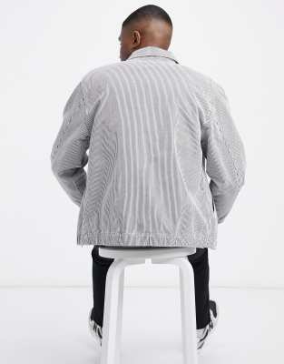 denim harrington jacket