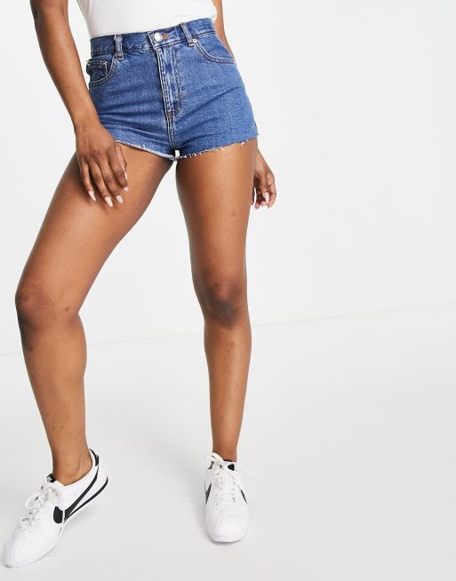 High rise hot sale distressed shorts