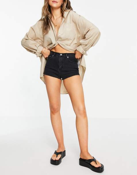 Womens denim shop shorts sale