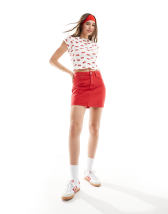 ☆人気☆【Adidas】美脚見え☆ Originals SCOTT SKIRTS adidas Originals x Jeremy Scott mini skirt in all over print