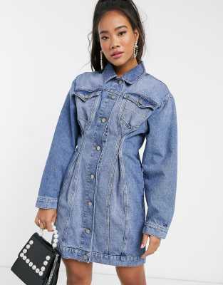 denim dress and jacket