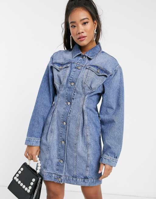 Denim deals jacket dress