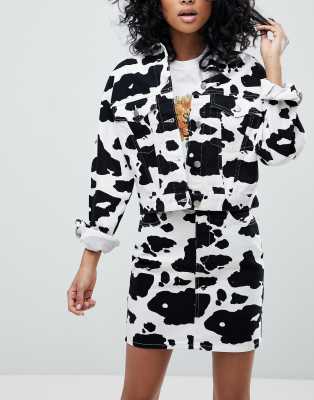 asos cow dress