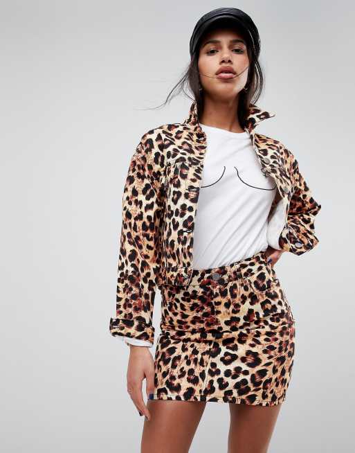 Asos leopard hot sale print blazer