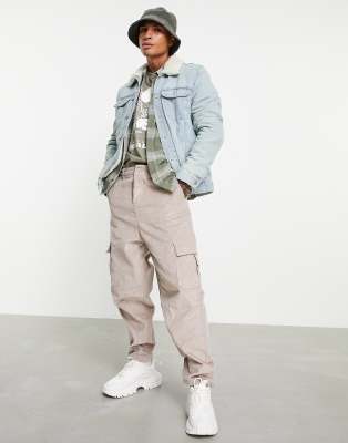 cargo jean jacket