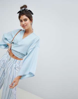 asos denim kimono