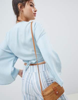 asos denim kimono