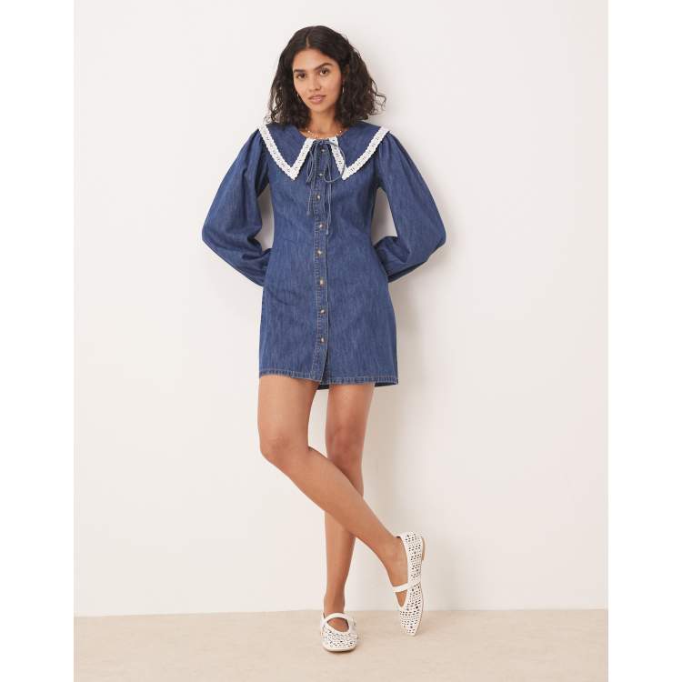 トップス Auskou MIMEME aci-t navy auskou MIMEME aci-t navy