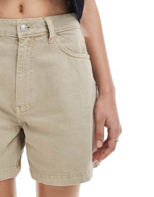 Asos Design Denim Longline A Line Shorts
