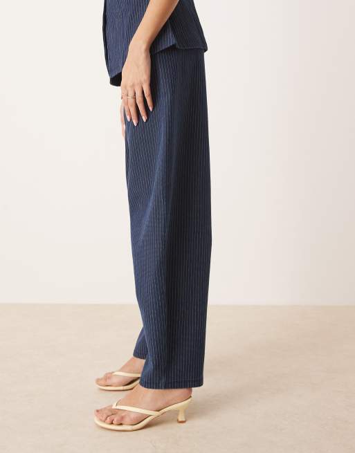 ASOS DESIGN denim look barrel leg pants - part of a set, 5 of 5
