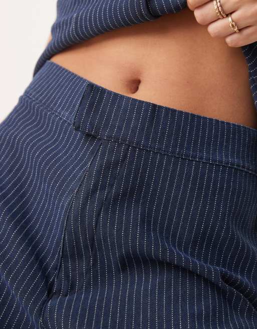 ASOS DESIGN denim look co-ord barrel leg trousers, 2 of 5