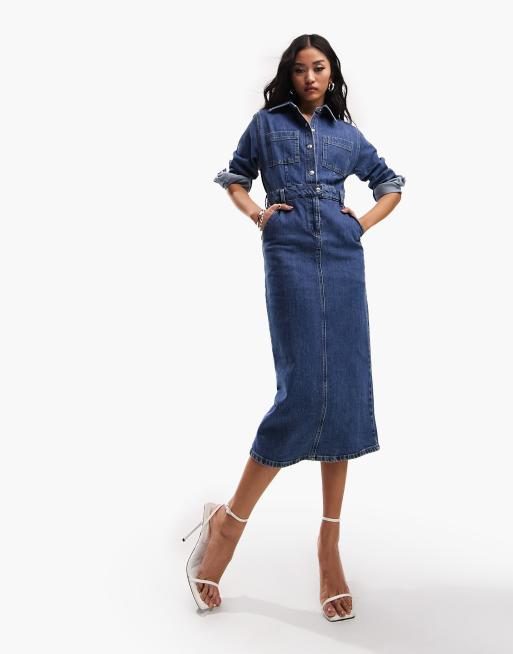 Asos robe jean new arrivals