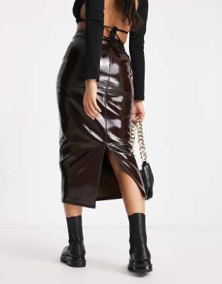 asos midi skirt 40