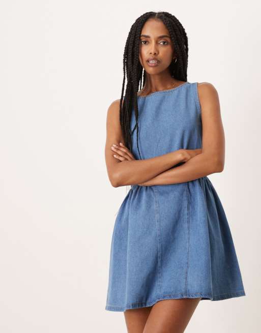 【I AM MARI】Paying Denim Sleeveless Mini One Piece 71DYW9AqcwL._AC_UY1000_.jpg
