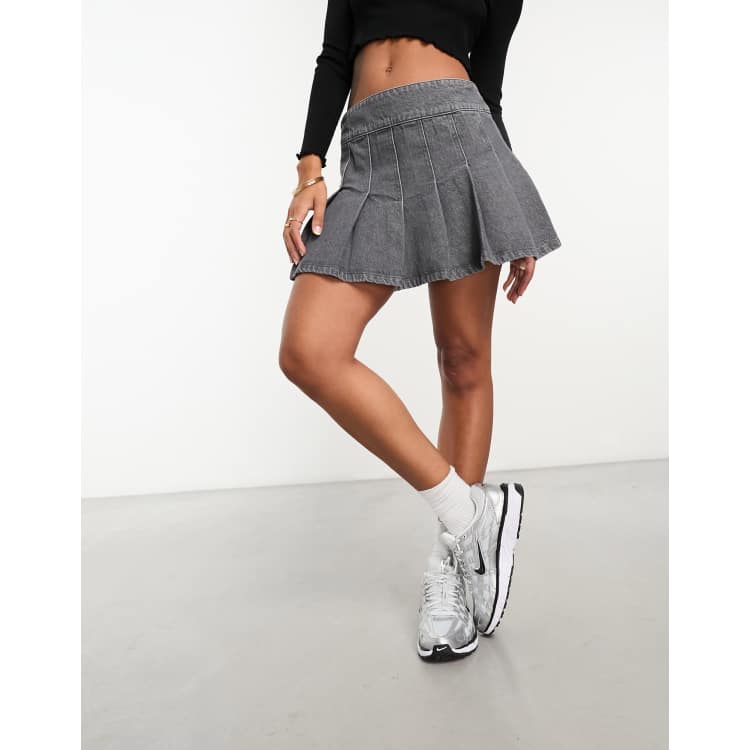 スカート Rain pleats mini skirt Gray (M) m46394704548_1.jpg