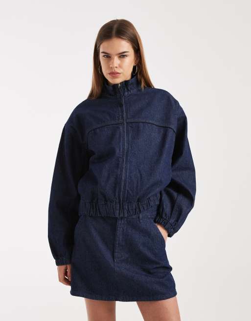 ASOS DESIGN denim mini skirt in rinse - part of a set, 2 of 5