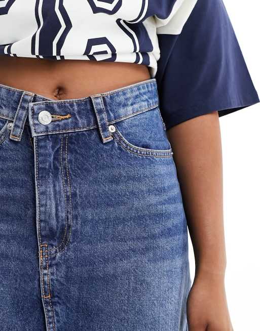 Asos denim shops mini skirt