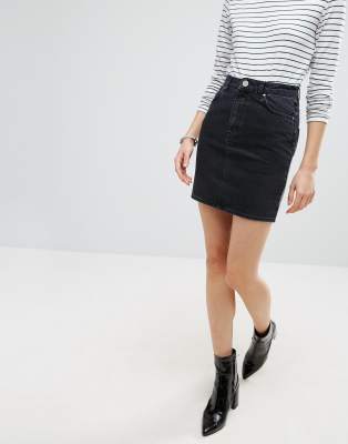 asos denim skirt