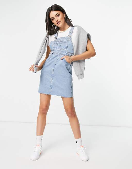 Asos denim best sale overall dress