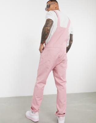 pink overall pants