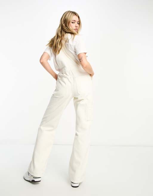 Weekday denim cheap boilersuit in ecru